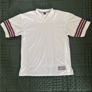 AND White and Maroon Men's Jersey
